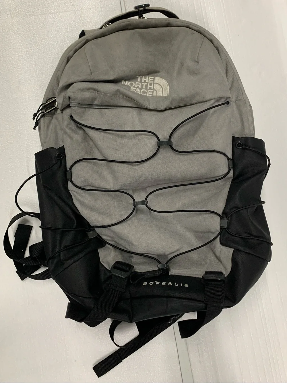 The North Face Borealis FlexVent Backpack Gray/Black 16